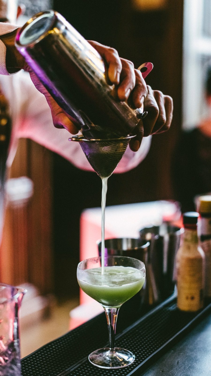 cocktail hour at chateu challain a fairytale venue