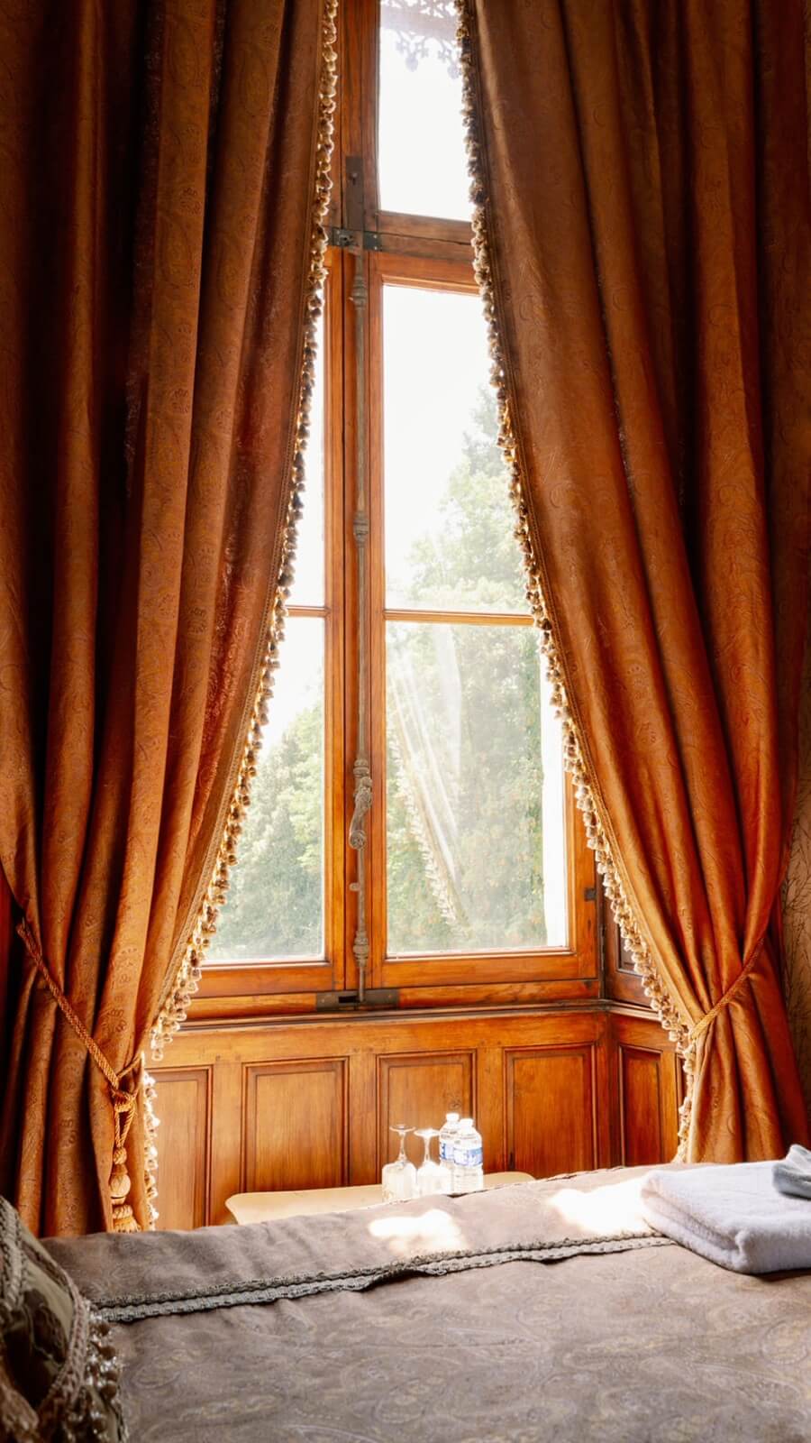 a chambre at Château Challain, a fairytale wedding venue in france