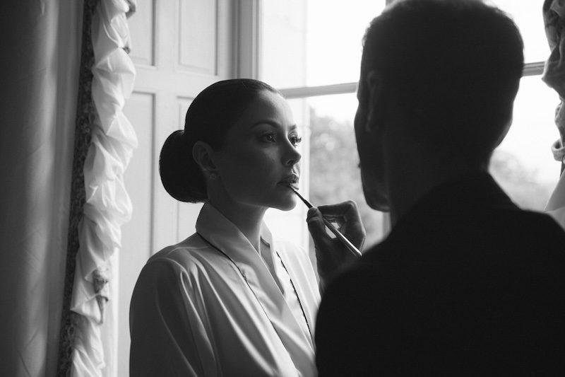 make and hair as part of the all inclusive french castle wedding package