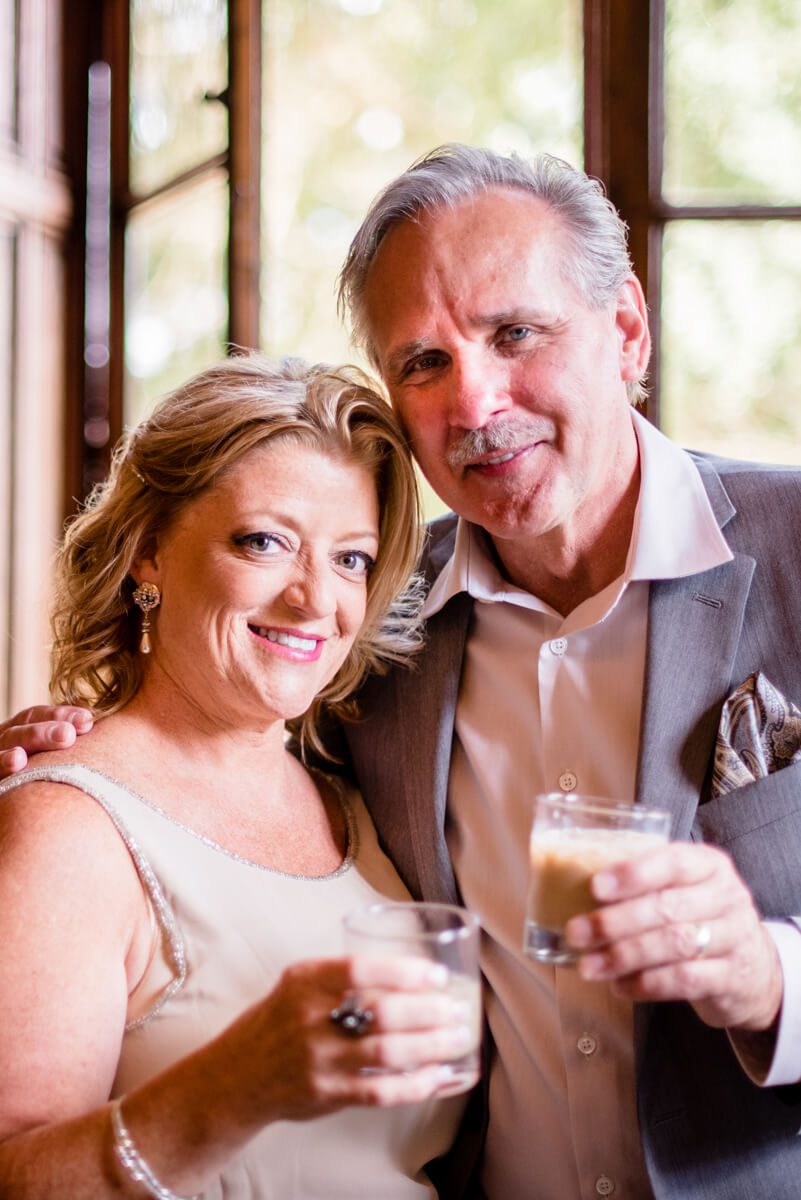 couple enjoying their chateau wedding in france
